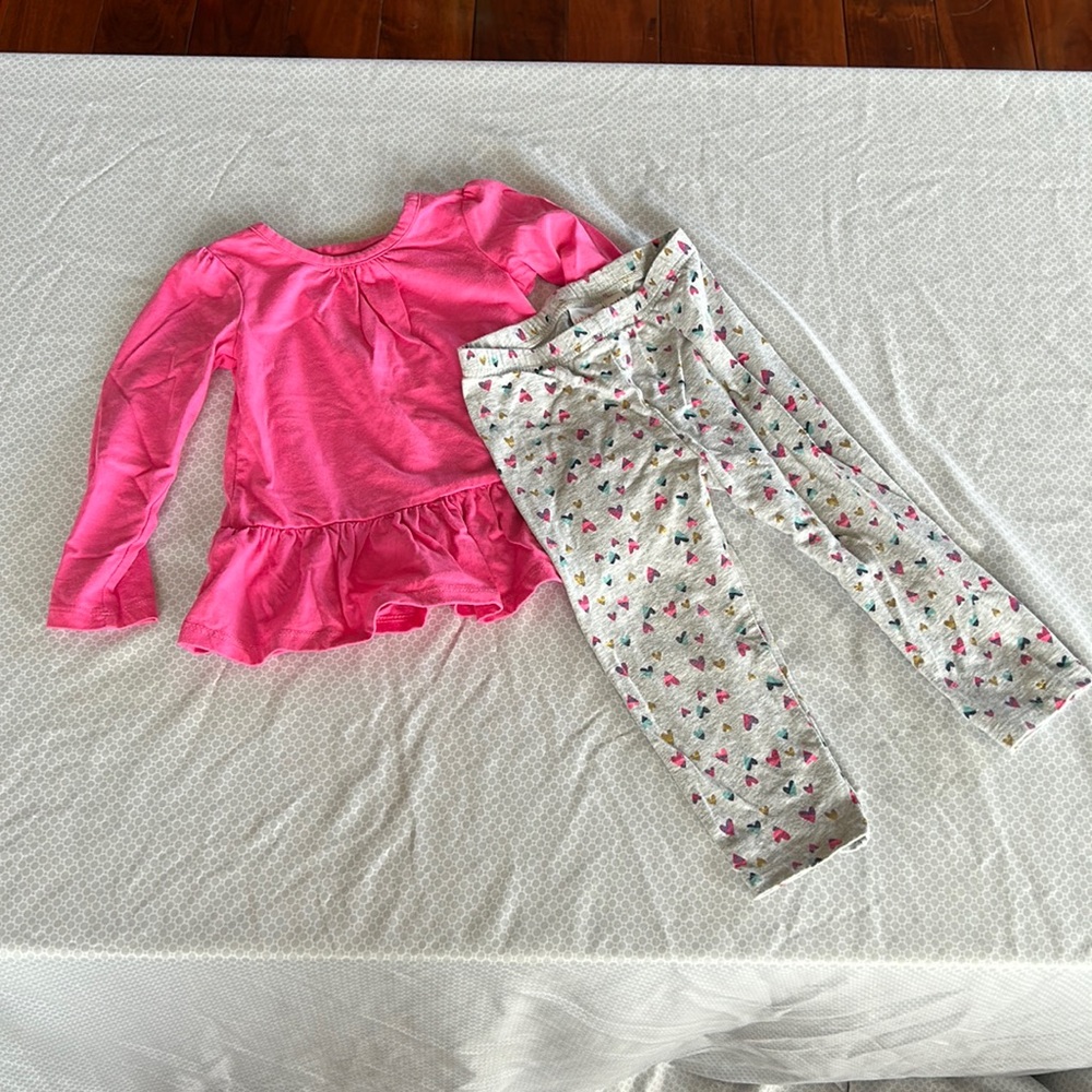 Cute pink outfit okie dokie and jumping beans 24 months